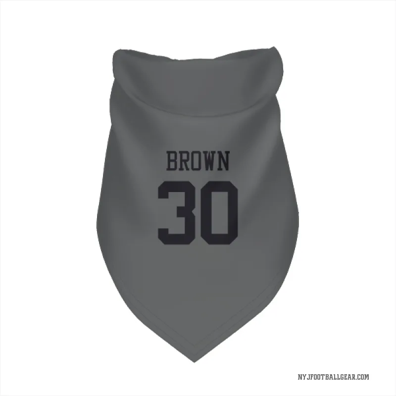 Tre Brown  Charcoal New York Jets  Cat & Dog Pet Bandana