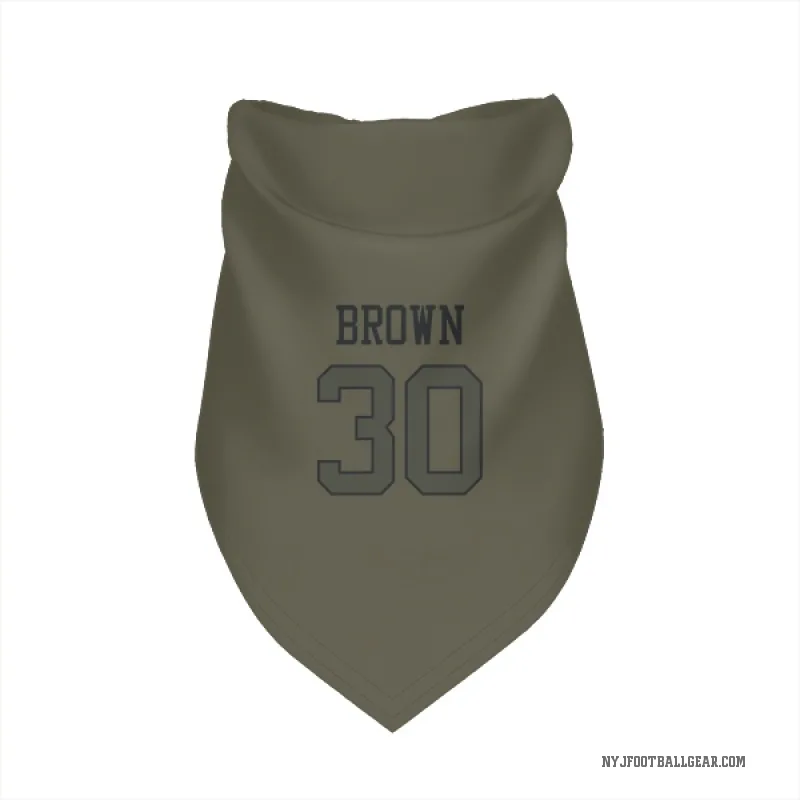 Tre Brown  Olive New York Jets  Cat & Dog Pet Bandana