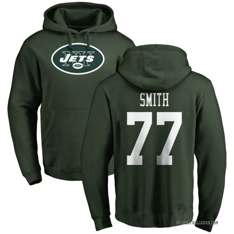 Tyron Smith Men's Green New York Jets Pro Line Logo Pullover Hoodie