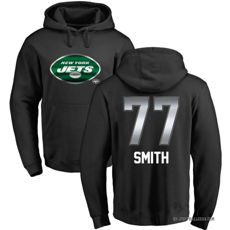Tyron Smith Youth Black New York Jets Midnight Mascot Pullover Hoodie