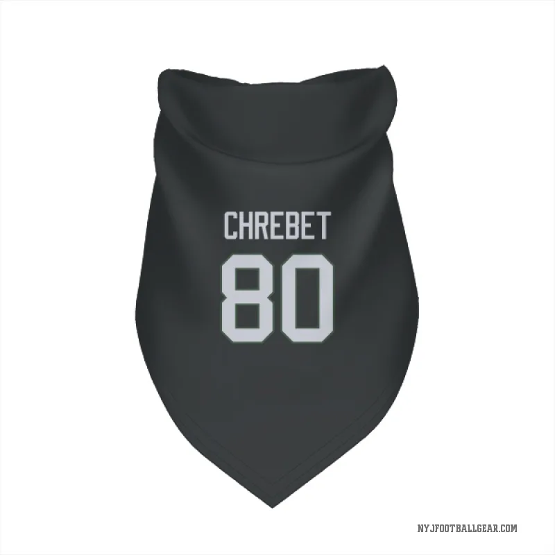 Wayne Chrebet  Black New York Jets  Cat & Dog Pet Bandana