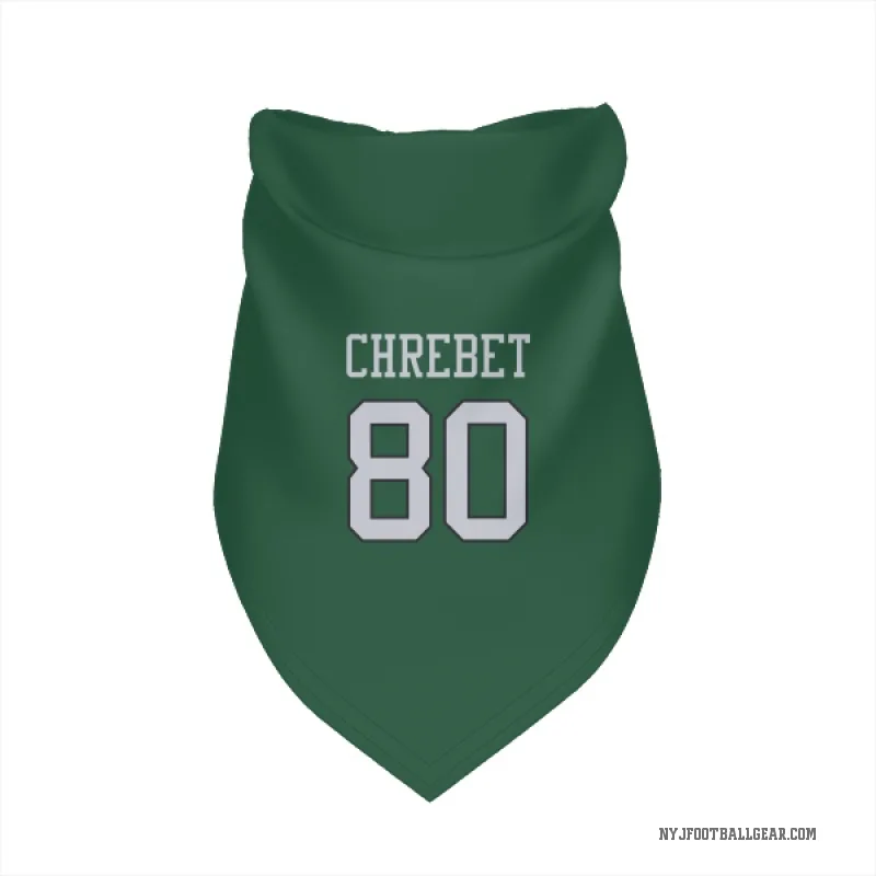 Wayne Chrebet  Green New York Jets  Cat & Dog Pet Bandana