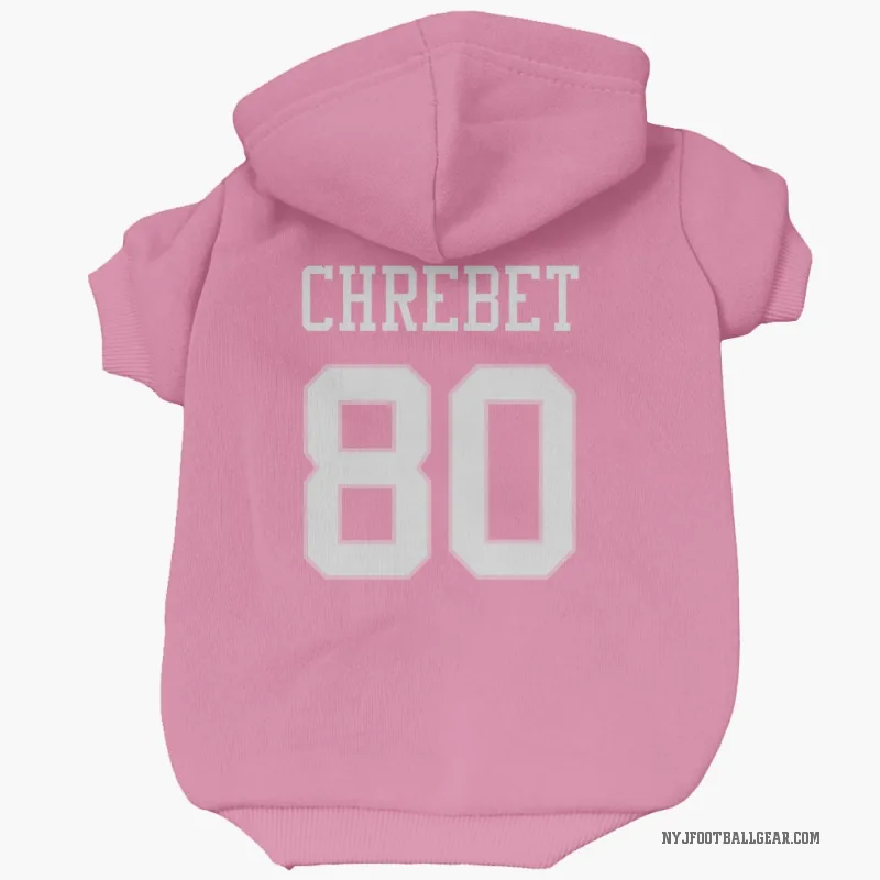 Wayne Chrebet  Pink New York Jets  Cat & Dog Pet Hoodie