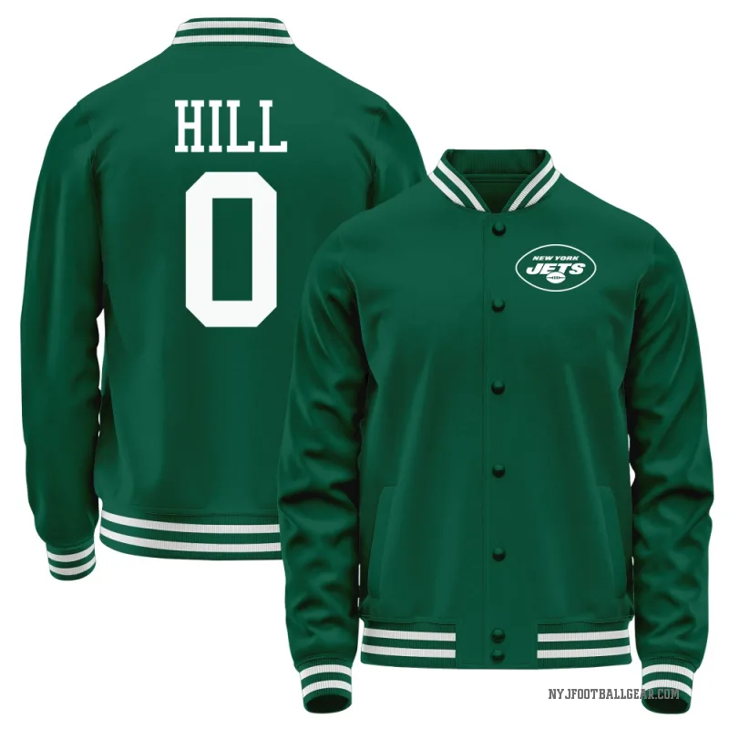 Xavier Hill Youth Green New York Jets Full-Snap Jacket