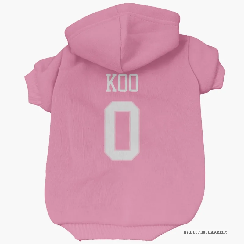 Younghoe Koo  Pink New York Jets  Cat & Dog Pet Hoodie