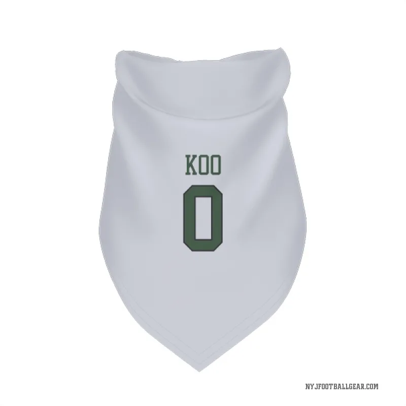 Younghoe Koo  White New York Jets  Cat & Dog Pet Bandana